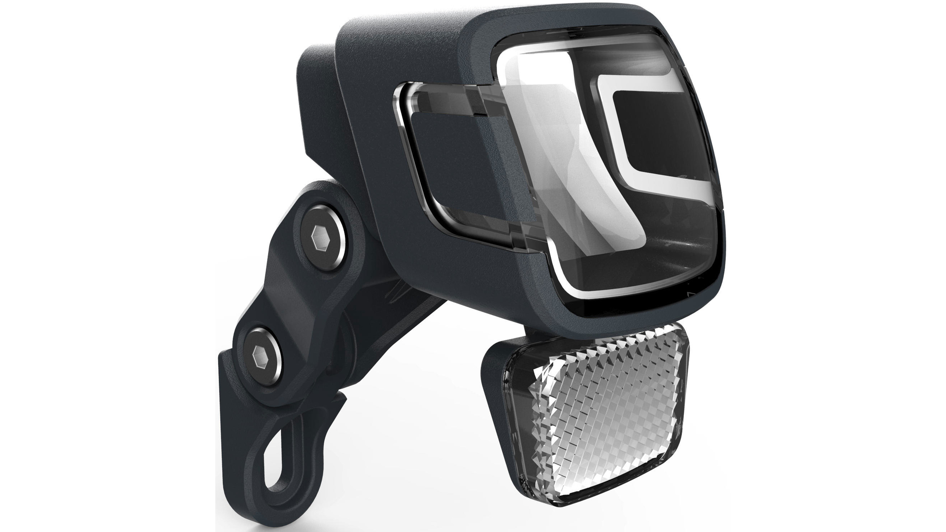 💡 Phare LED Contec Dlux 80 E+ - Éclairage Vélo Avant - Noir - 80 Lux - Alu