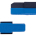 CONTEC Bremsschuh "H-Stop +" - schwarz / blau