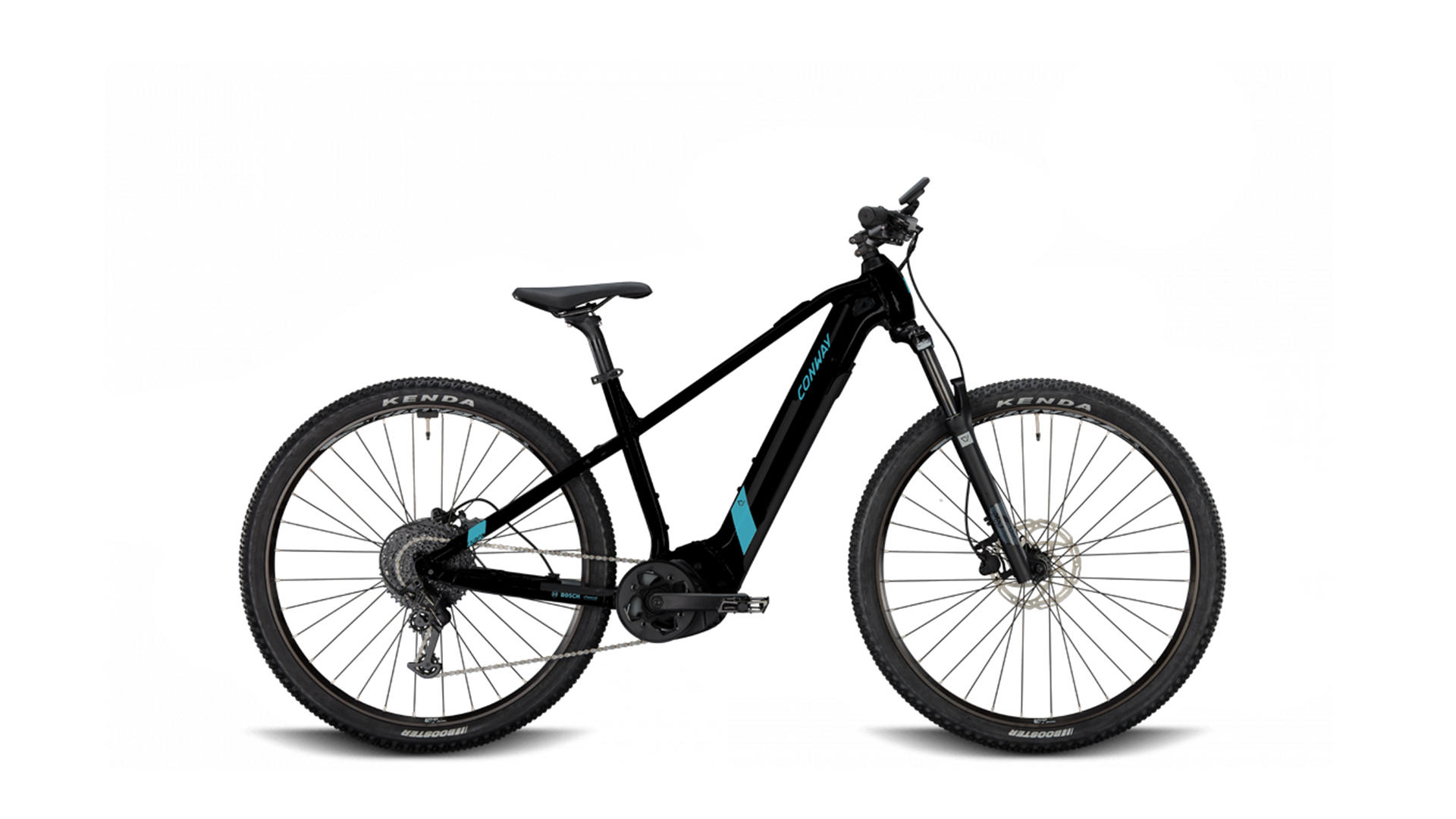 CONWAY Cairon S 2.0 Hardtail - black metallic matt / turquoise metallic